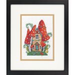 (image for) Gold Petites Forest House Counted Cross Stitch Kit